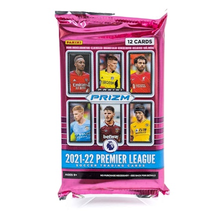 2021-22 Panini Prizm Premier League EPL Soccer (Hobby Pack)