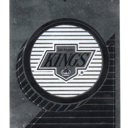 1993-94 Panini Stickers #200 Kings Logo (5-X347-NHLKINGS)