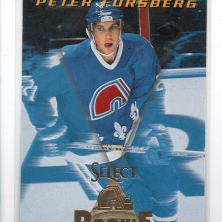 1994-95 Select #175 Peter Forsberg (15-X348-NORDIQUES)
