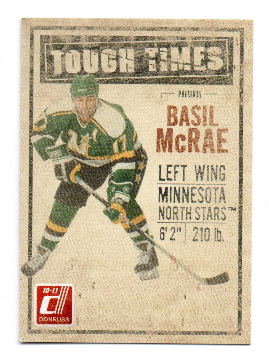 2010-11 Donruss Tough Times #5 Basil McRae (10-X347-NHLSTARS)