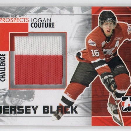 2010-11 ITG Heroes and Prospects Subway Series Jumbo Jerseys Black #CRM35 Logan Couture (60-X347-SHARKS)