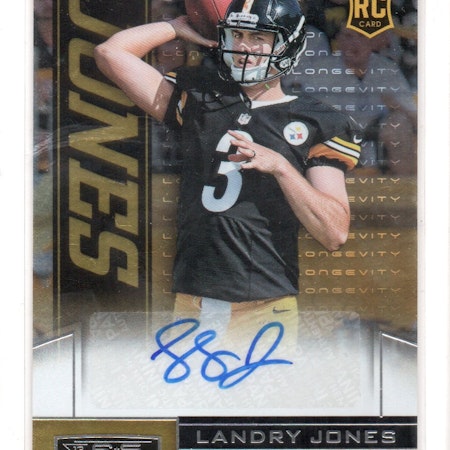 2013 Rookies and Stars Rookie Autographs Longevity #155 Landry Jones (40-X348-NFLSTEELERS)