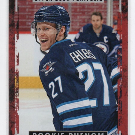 2015-16 Upper Deck Portfolio #206 Nikolaj Ehlers RC (12-X343-NHLJETS)