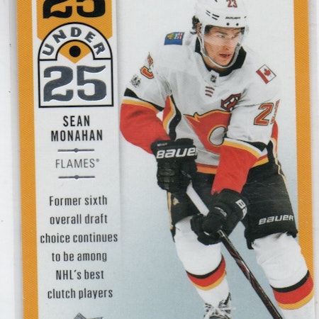 2018-19 Upper Deck 25 Under 25 #U254 Sean Monahan (10-X347-FLAMES)