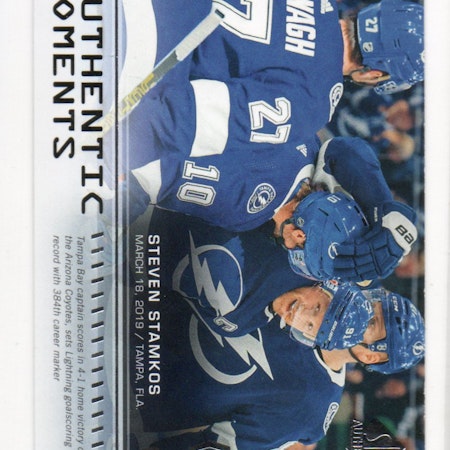 2019-20 SP Authentic #105 Steven Stamkos AM (10-X349-LIGHTNING)