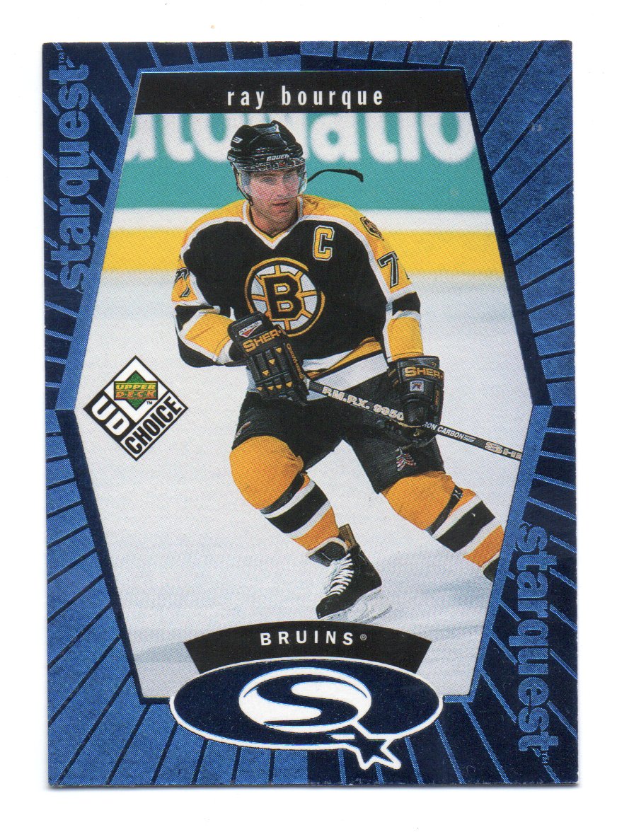 1998-99 UD Choice StarQuest Blue #SQ21 Ray Bourque (10-X351-BRUINS)