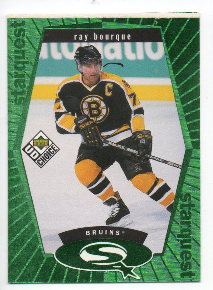 1998-99 UD Choice StarQuest Green #SQ21 Ray Bourque (15-X351-BRUINS)