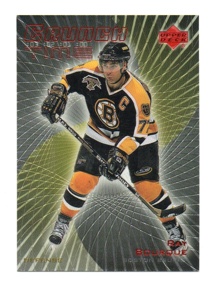 1999-00 Upper Deck Crunch Time #CT20 Ray Bourque (10-X351-BRUINS)