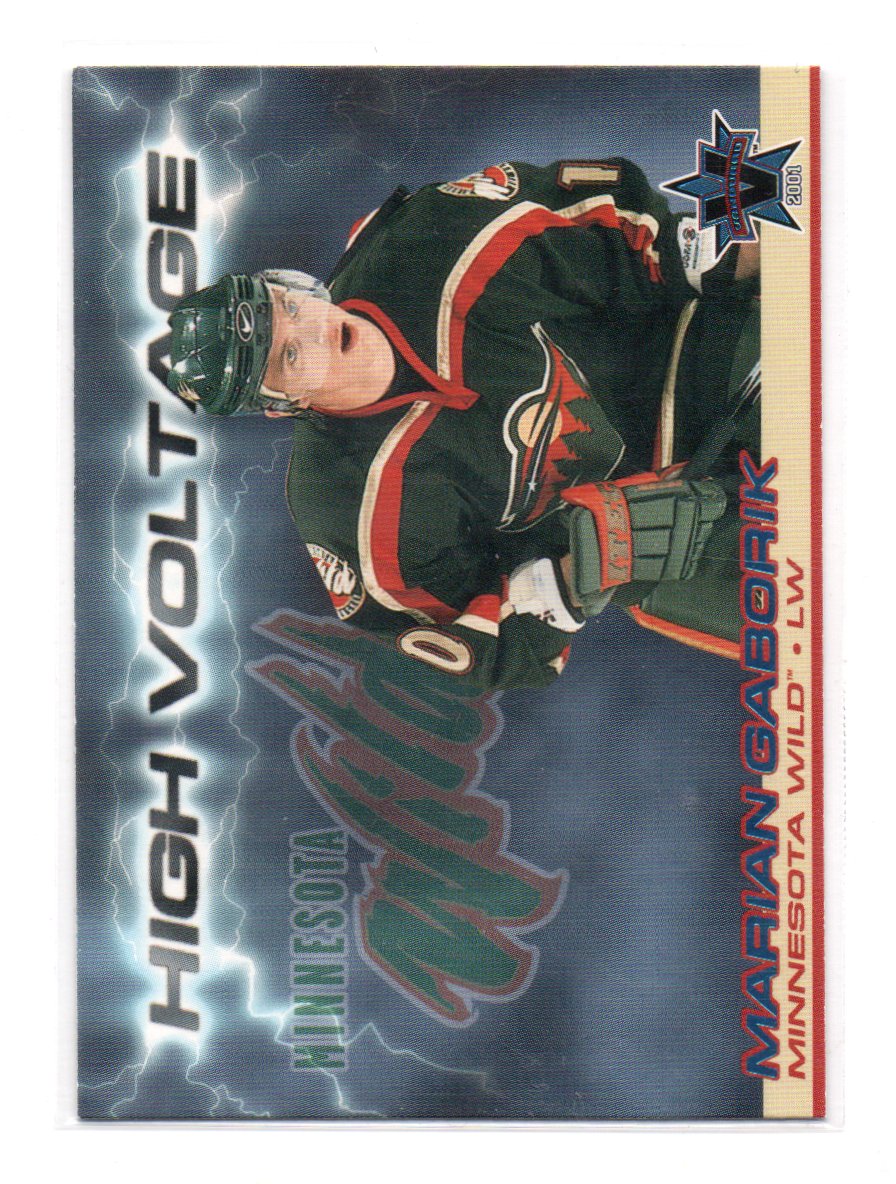 2000-01 Vanguard High Voltage #18 Marian Gaborik (10-X352-NHLWILD)