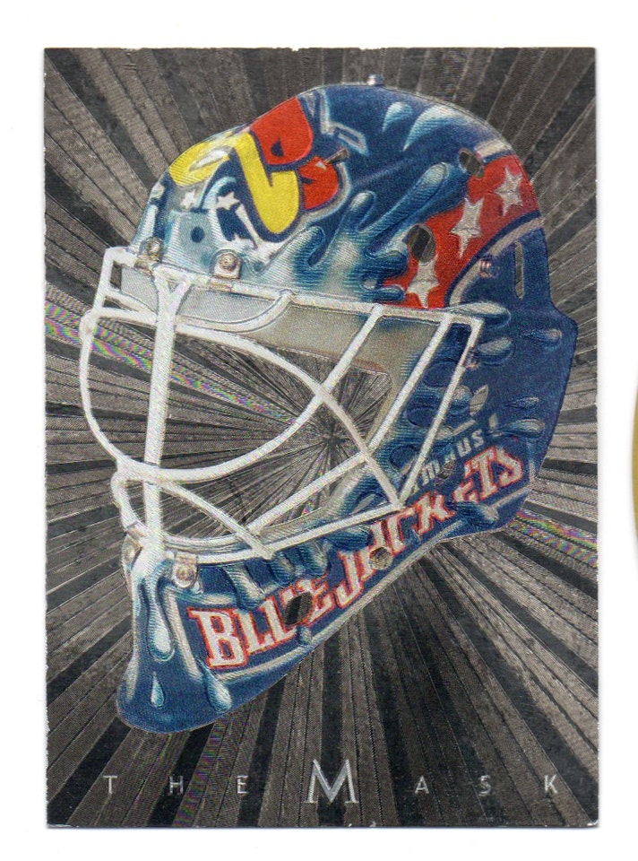 2001-02 Between the Pipes Masks #40 Ron Tugnutt (25-X353-BLUEJACKETS) SEE SCAN FOR CONDITION