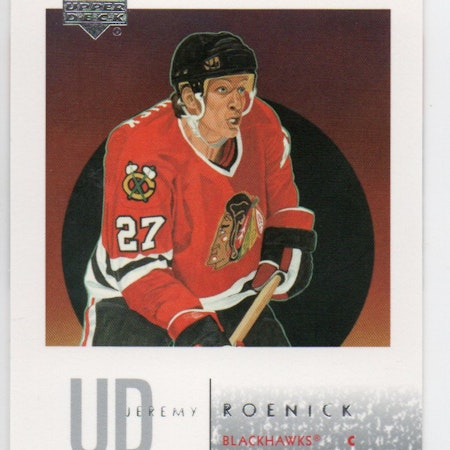 2002-03 UD Artistic Impressions Flashbacks #UD10 Jeremy Roenick (10-X352-BLACKHAWKS)