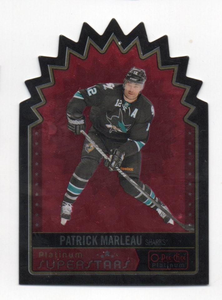 2014-15 O-Pee-Chee Platinum Superstars #PS11 Patrick Marleau (20-X353-SHARKS)