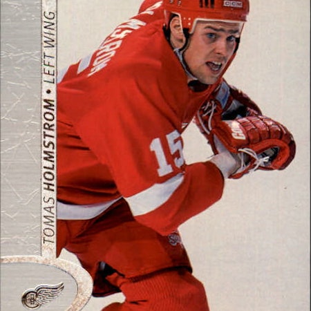 1996-97 Upper Deck #255 Tomas Holmstrom RC (10-X355-RED WINGS)