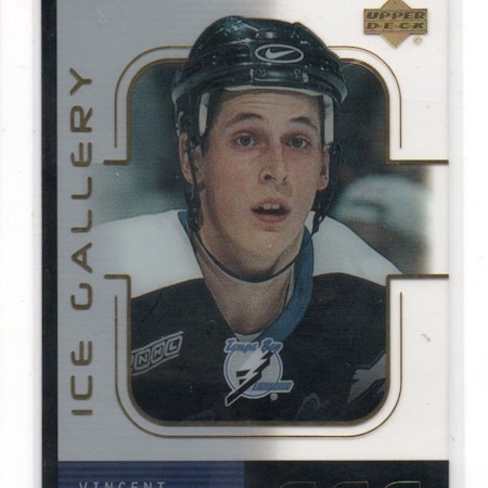 2000-01 Upper Deck Ice Gallery #IG8 Vincent Lecavalier (12-X355-LIGHTNING)