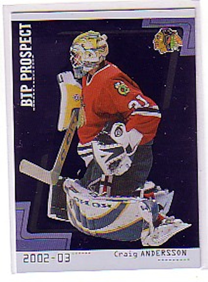 2002-03 Between the Pipes #90 Craig Andersson RC (10-X354-BLACKHAWKS) (2)