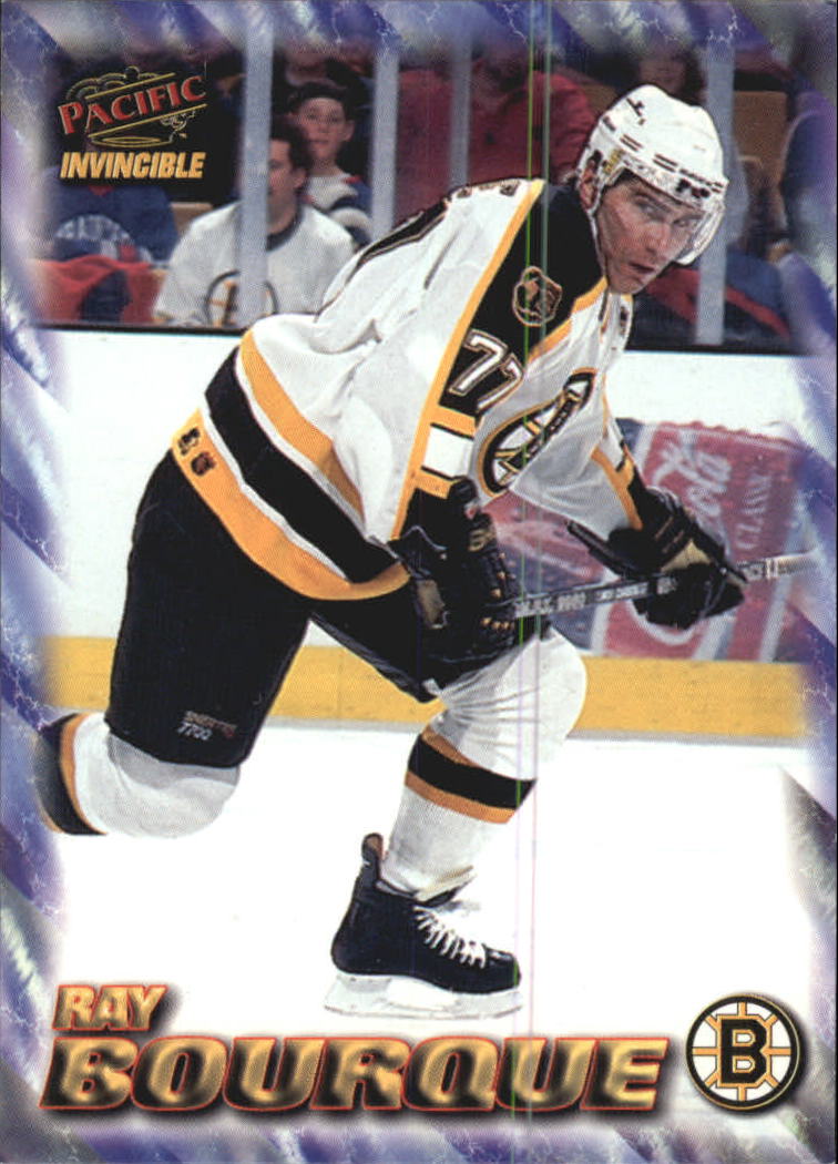 1997-98 Pacific Invincible NHL Regime #10 Ray Bourque (10-X360-BRUINS)
