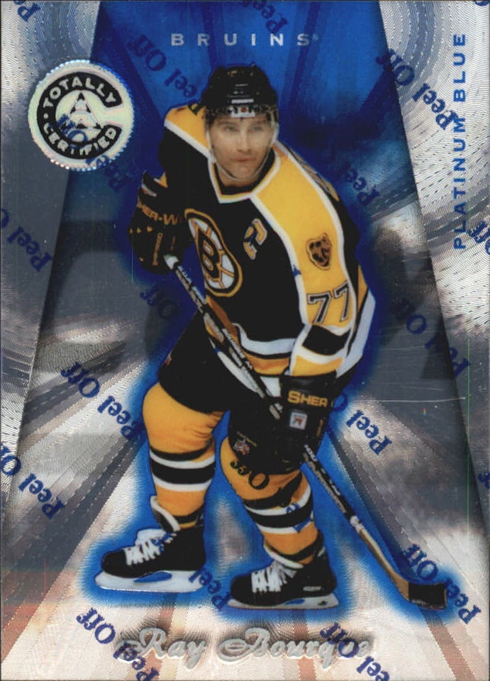 1997-98 Pinnacle Totally Certified Platinum Blue #41 Ray Bourque (40-X360-BRUINS)