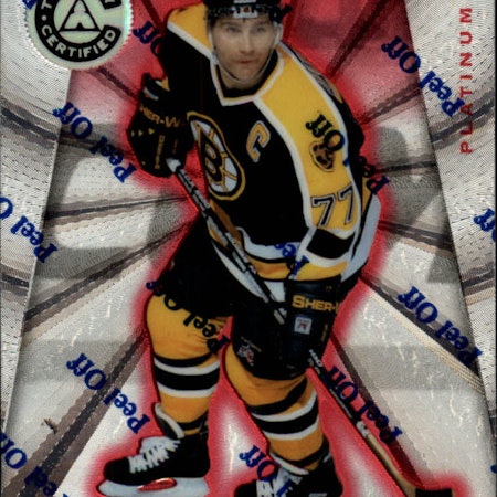 1997-98 Pinnacle Totally Certified Platinum Red #41 Ray Bourque (20-X360-BRUINS)