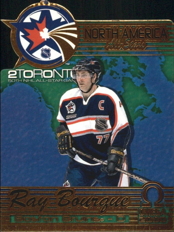 1999-00 Pacific Omega North American All-Stars #2 Ray Bourque (12-X360-BRUINS)