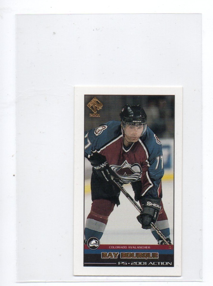 2000-01 Private Stock PS-2001 Action #8 Ray Bourque (10-X340-AVALANCHE)