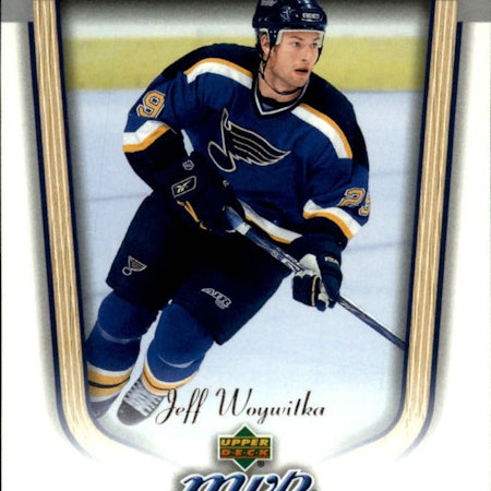 2005-06 Upper Deck MVP #398 Jeff Woywitka RC (15-X354-BLUES)