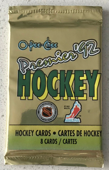 1991-92 O-Pee-Chee Premier Hockey (Löspaket)