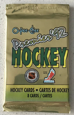 1991-92 O-Pee-Chee Premier Hockey (Löspaket)