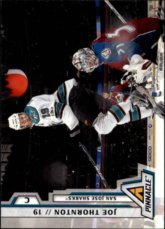 2010-11 Pinnacle #37 Joe Thornton (5-X354-SHARKS)