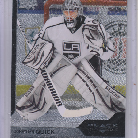2013-14 Black Diamond #161 Jonathan Quick (15-X360-NHLKINGS)
