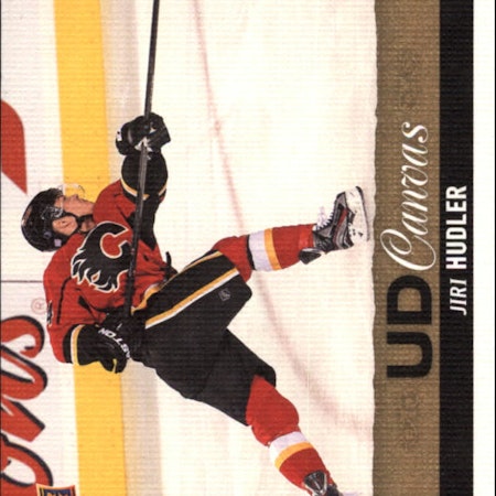 2013-14 Upper Deck Canvas #C196 Jiri Hudler (10-X359-FLAMES)