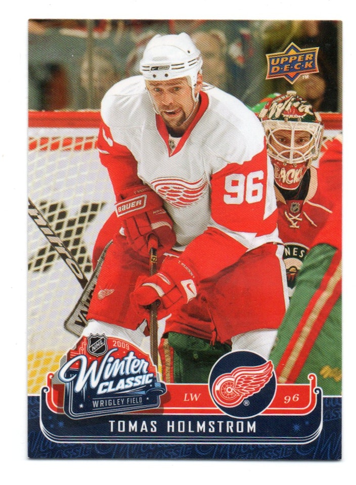 2008-09 Upper Deck MVP Winter Classic #WC5 Tomas Holmstrom (12-X361-RED WINGS)