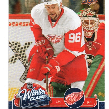 2008-09 Upper Deck MVP Winter Classic #WC5 Tomas Holmstrom (12-X361-RED WINGS)