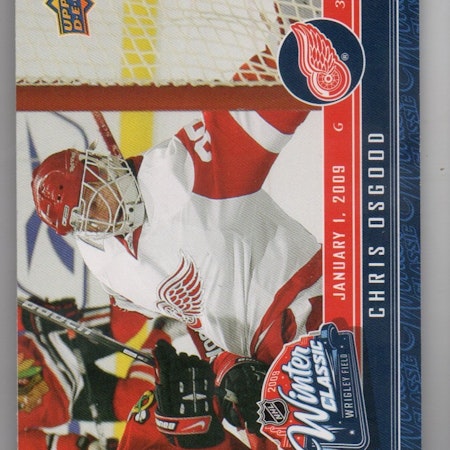 2008-09 Upper Deck MVP Winter Classic #WC8 Chris Osgood (10-X361-RED WINGS)