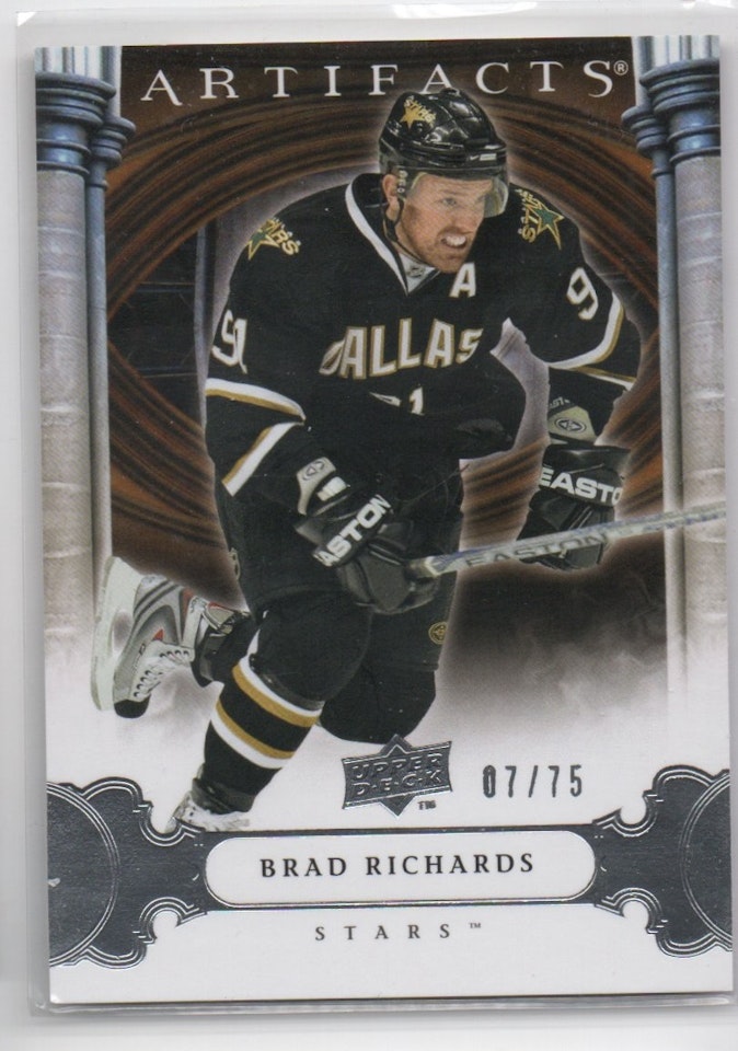 2009-10 Artifacts Silver #62 Brad Richards (25-X362-NHLSTARS)