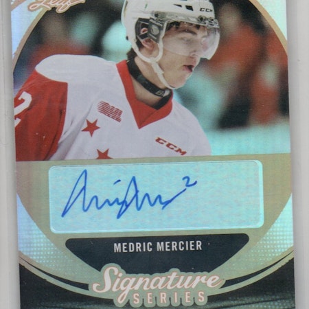 2015-16 Leaf Signature Series Prospects Autographs #SPMM1 Medric Mercier (30-X362-SENATORS)