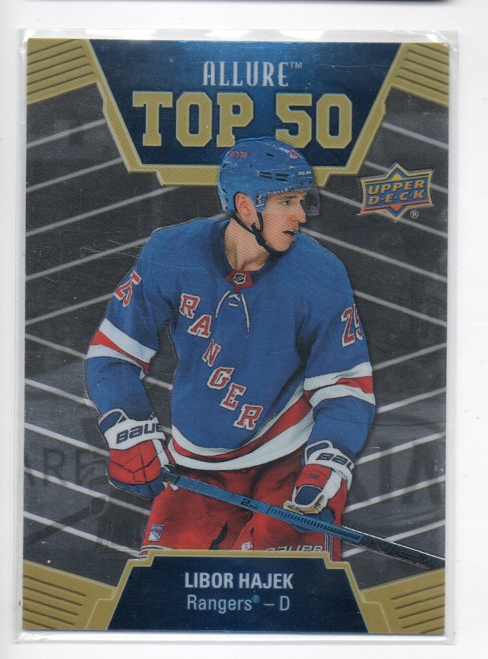 2019-20 Upper Deck Allure Top 50 #T5019 Libor Hajek (10-X362-RANGERS)