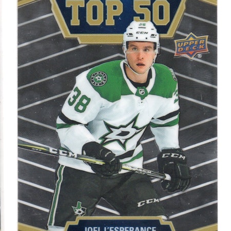 2019-20 Upper Deck Allure Top 50 #T5030 Joel L'Esperance (10-X362-NHLSTARS)
