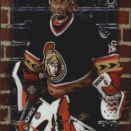 2002-03 Vanguard Stonewallers #9 Patrick Lalime (10-X363-SENATORS)