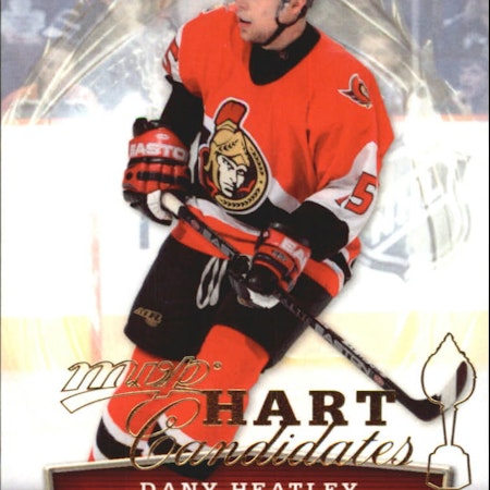 2007-08 Upper Deck MVP Hart Candidates #HC7 Dany Heatley (10-X363-SENATORS)
