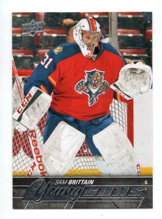 2015-16 Upper Deck #494 Sam Brittain YG RC (20-X363-NHLPANTHERS)