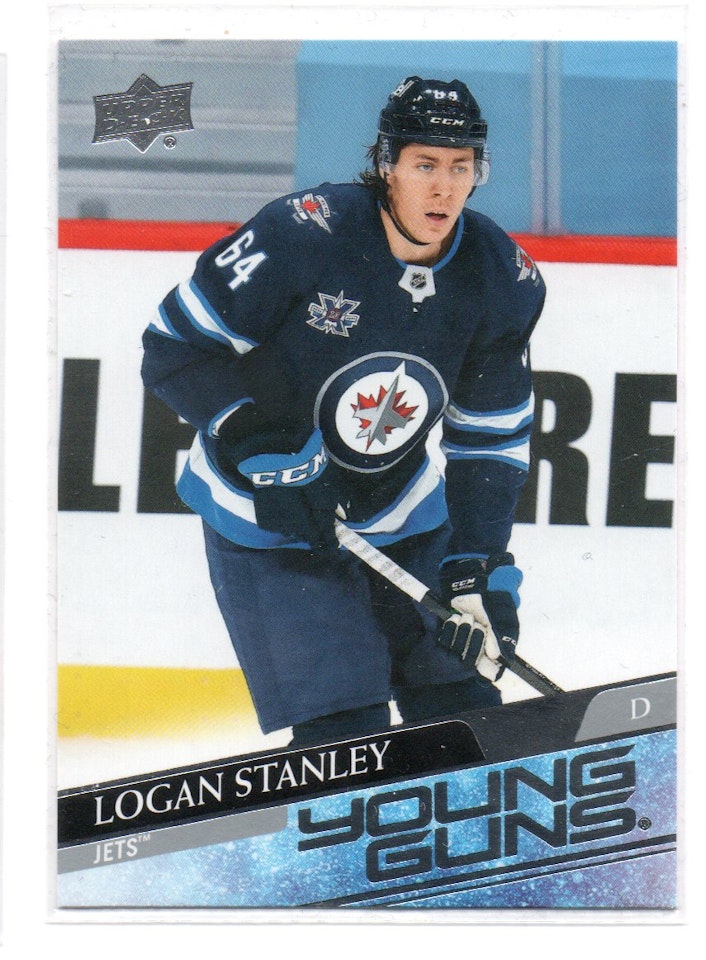 2020-21 Upper Deck #703 Logan Stanley YG RC (30-X356-NHLJETS)