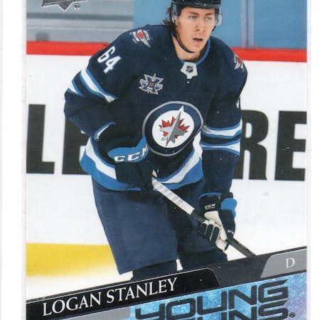 2020-21 Upper Deck #703 Logan Stanley YG RC (30-X356-NHLJETS)