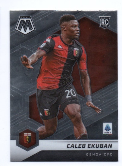 2021-22 Panini Mosaic Serie A #92 Caleb Ekuban (10-X350-SOCCERGENOA)