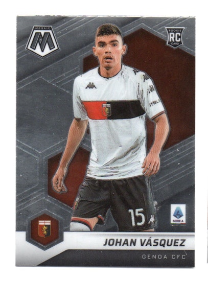 2021-22 Panini Mosaic Serie A #95 Johan Vasquez (10-X345-SOCCERGENOA)