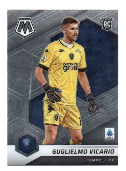 2021-22 Panini Mosaic Serie A #191 Guglielmo Vicario (10-X350-SOCCEREMPOLI)