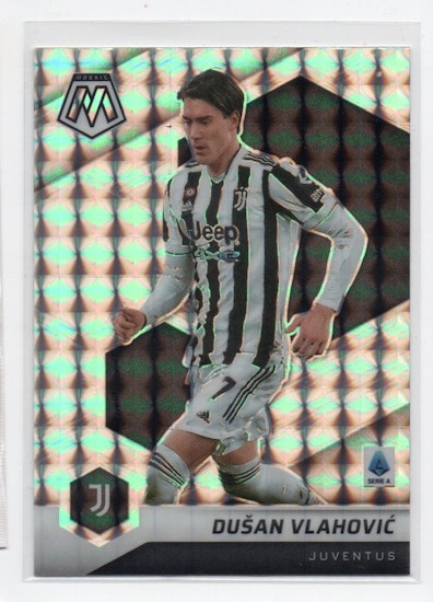 2021-22 Panini Mosaic Serie A Mosaic #172 Dusan Vlahovic (100-X350-SOCCERJUVENTUS)