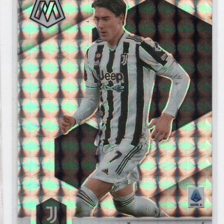 2021-22 Panini Mosaic Serie A Mosaic #172 Dusan Vlahovic (100-X350-SOCCERJUVENTUS)