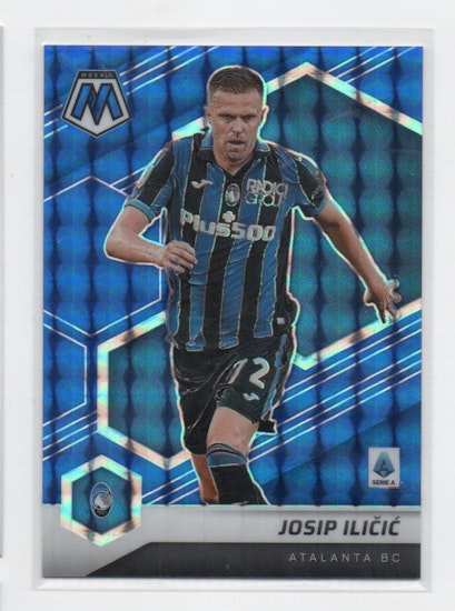 2021-22 Panini Mosaic Serie A Mosaic Blue #3 Josip Ilicic (30-X347-SOCCERATALANTA)