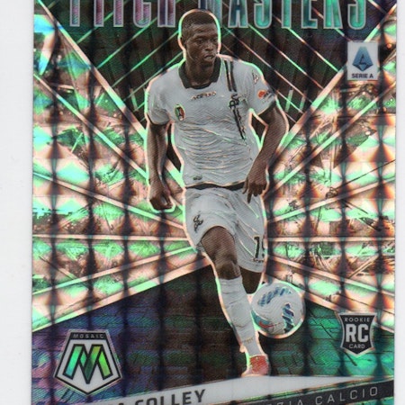 2021-22 Panini Mosaic Serie A Pitch Masters Mosaic #20 Ebrima Colley (20-X350-SOCCERSPEZIA)