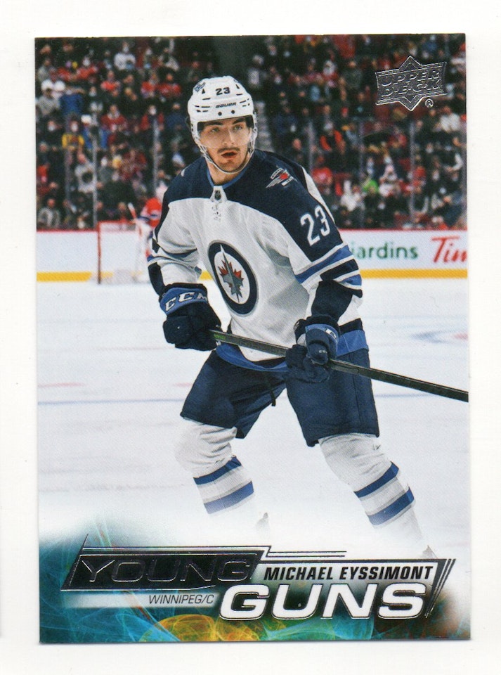 2022-23 Upper Deck #457 Michael Eyssimont YG RC (40-X350-NHLJETS)